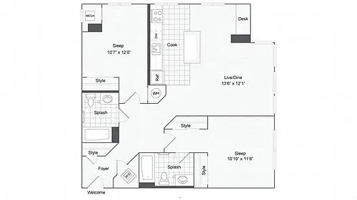 Floor plan Cleveland