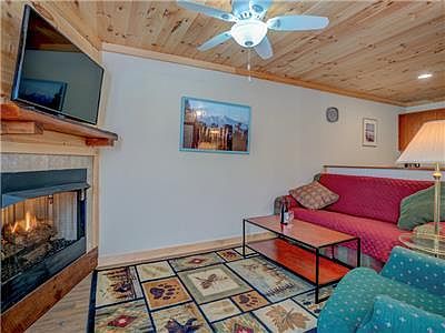 Flat Screen TV with Roku, Gas Fireplace