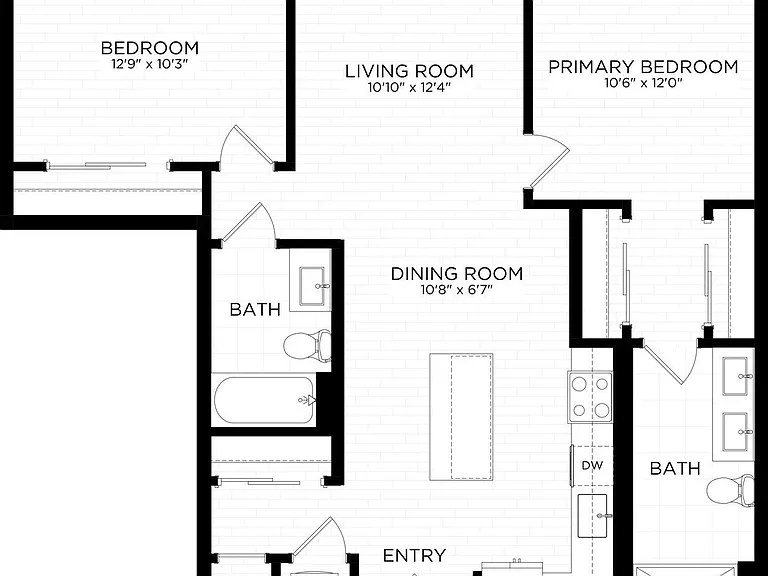 B2 floor plan UrbA