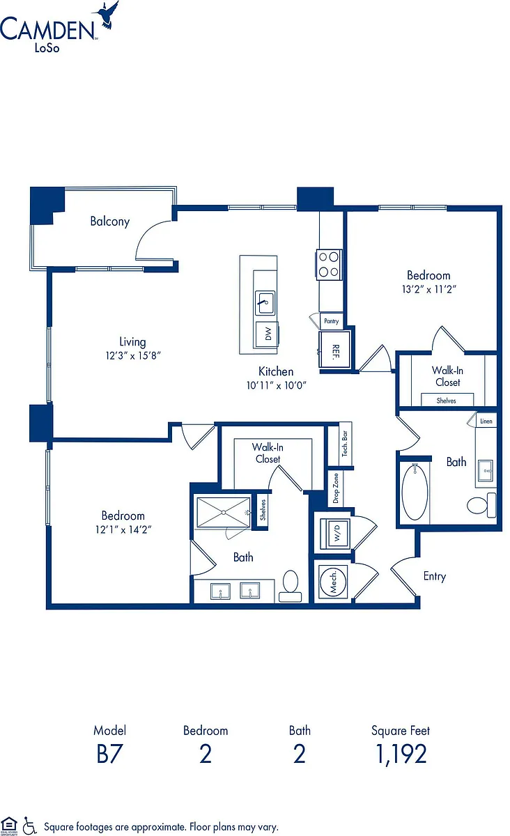 Floor plan B7