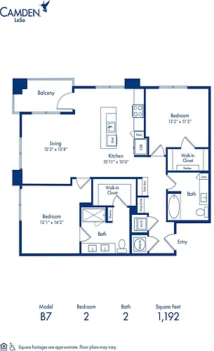 Floor plan B7