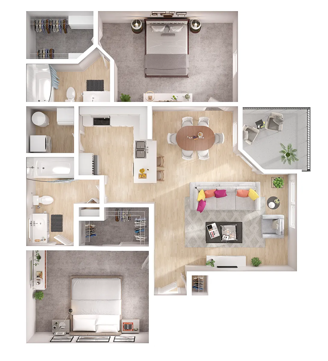 Floor plan Marbella Renovated