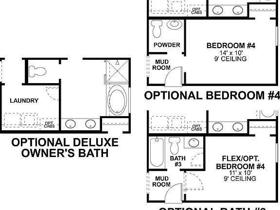 Clary First Floor Options