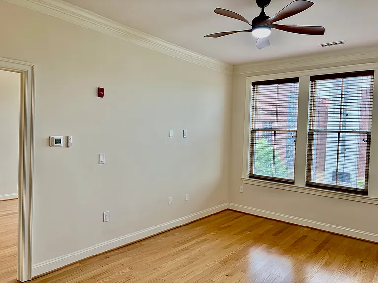 Living Room w/ New LED Ceiling Fan.