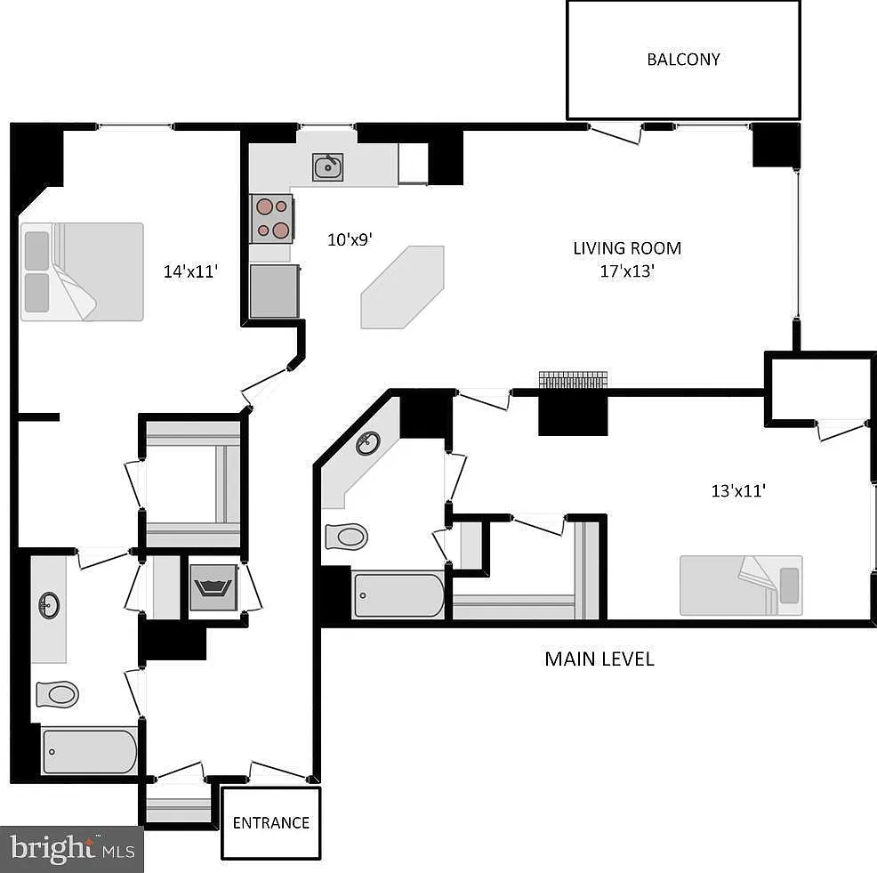 2 bed, 1188 sqft, $3,537 — Photo 1