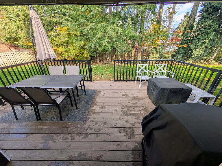 Outdoor Deck and yard