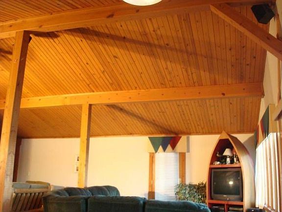 Knotty Pine Ceiling