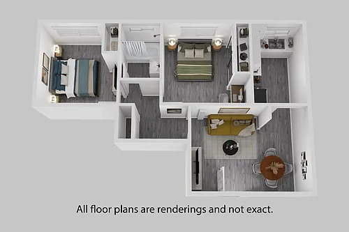 Floor plan 2 Bedroom