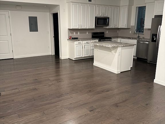 Living room and kitchen