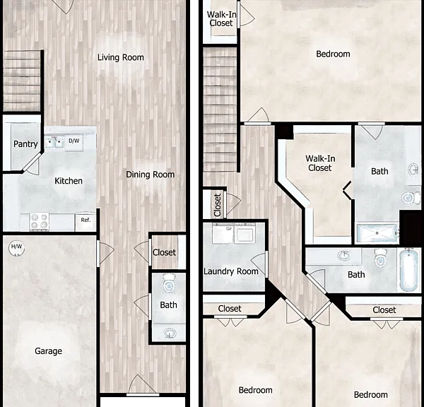 The Arrington Floorplan Diagram