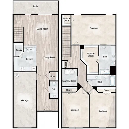 Floor plan The Arrington