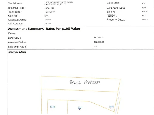 Tbd Beulah Hill Church Road, Carthage, NC 28327