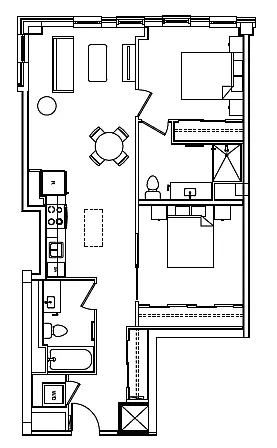 Floor plan B3B