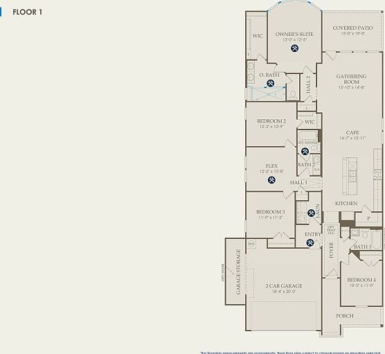 Haskell Floor Plan, Quick Move-in Home, Floor 1