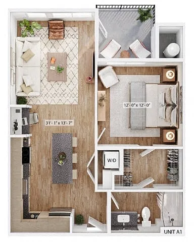 Floor plan Mustang