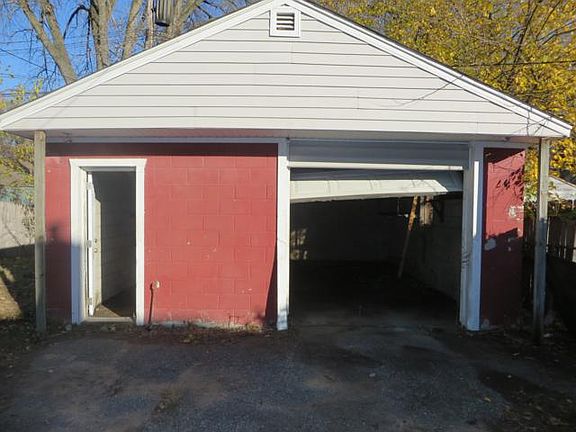 Garage with work space