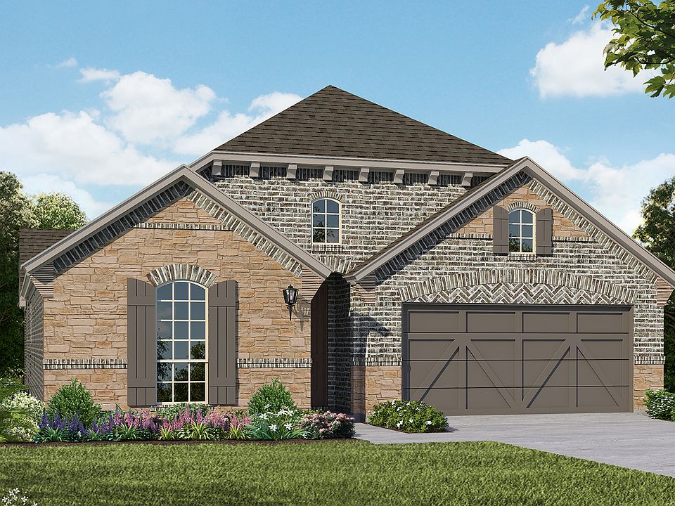 Plan 1523 Elevation C with Stone
