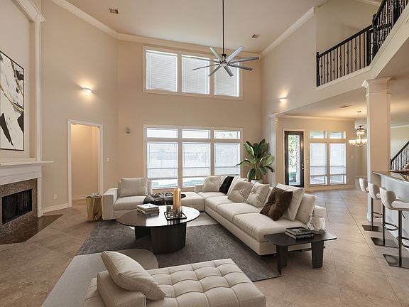 Living Room Area Staged