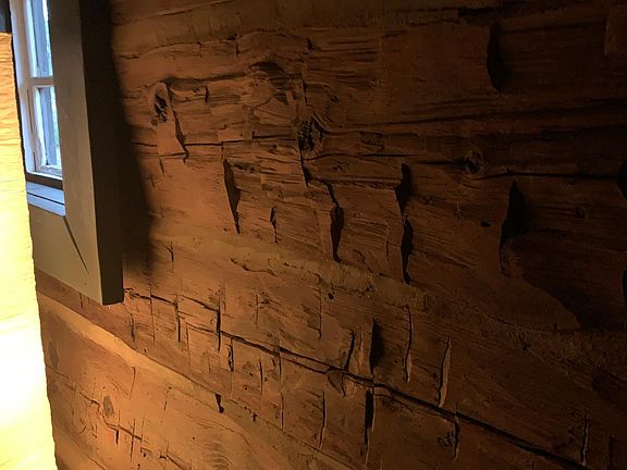 Hand hewn 150 year old logs