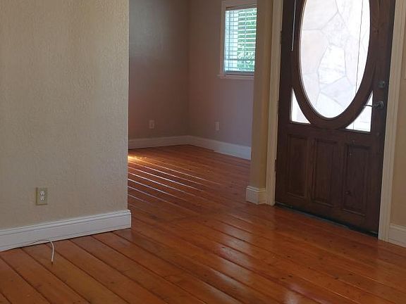 A view of the left side of the front room which opens to the