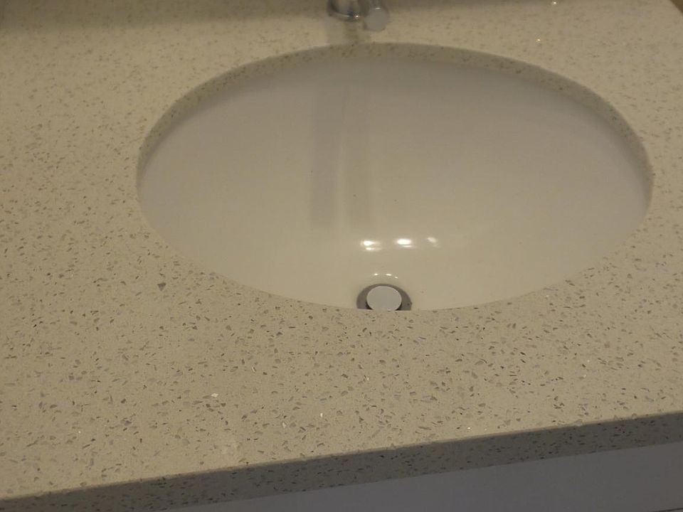 Quarts Countertop, Updated Sink and Faucet