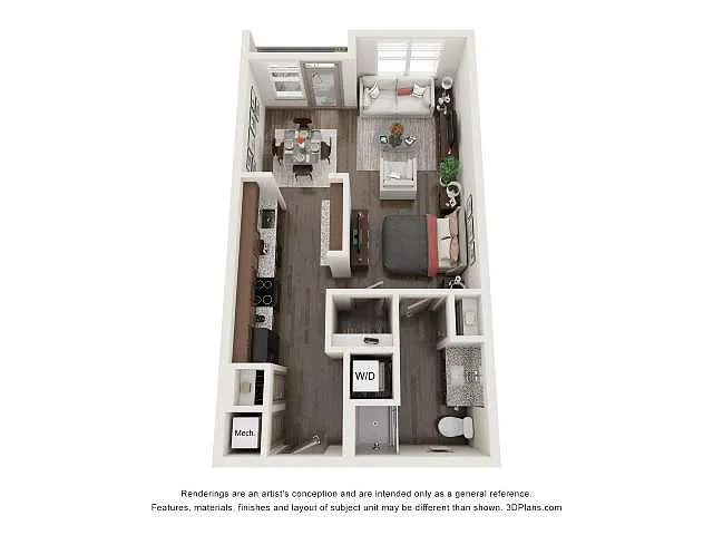 Floor plan Studio A2