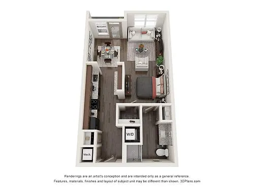Floor plan Studio A2