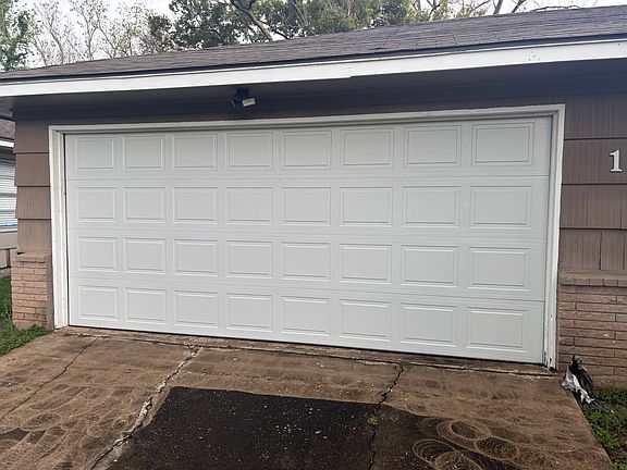 New garage door includes new opener with remote