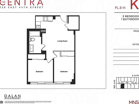 2nd image of 230 E 44th St APT 9K