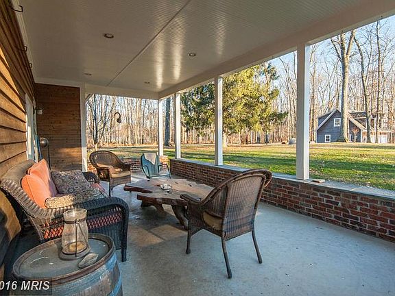 View from side porch