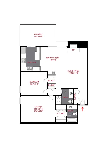 Floor plan Chesterfield