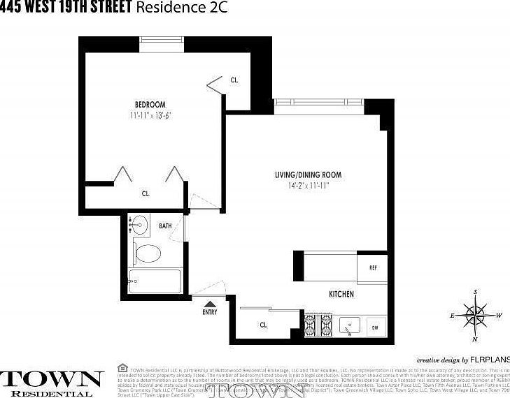 1st image of 445 W 19th St APT 2C