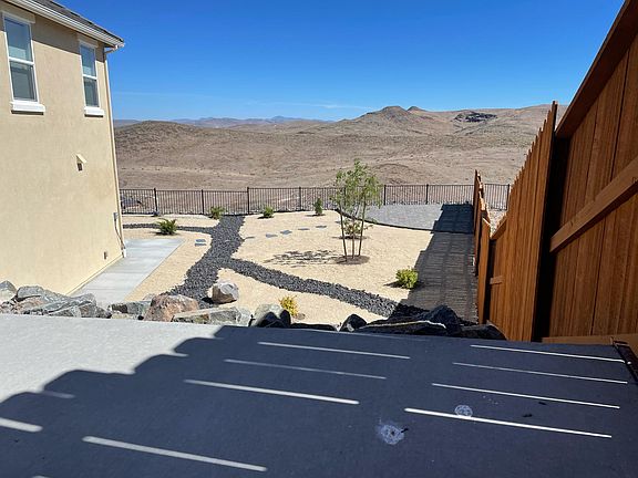 newly landscaped backyard