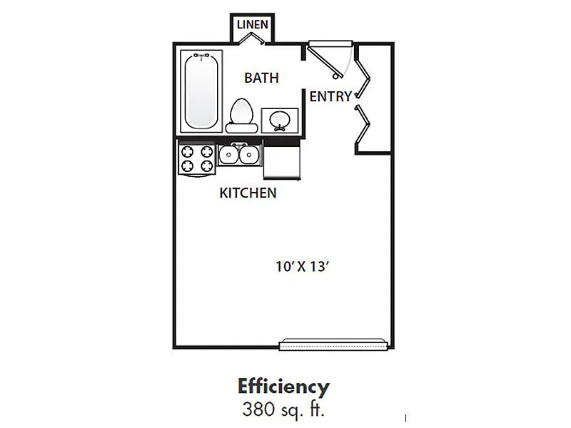 Floor plan Studio