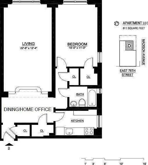 2nd image of 50 E 78th St APT 8D