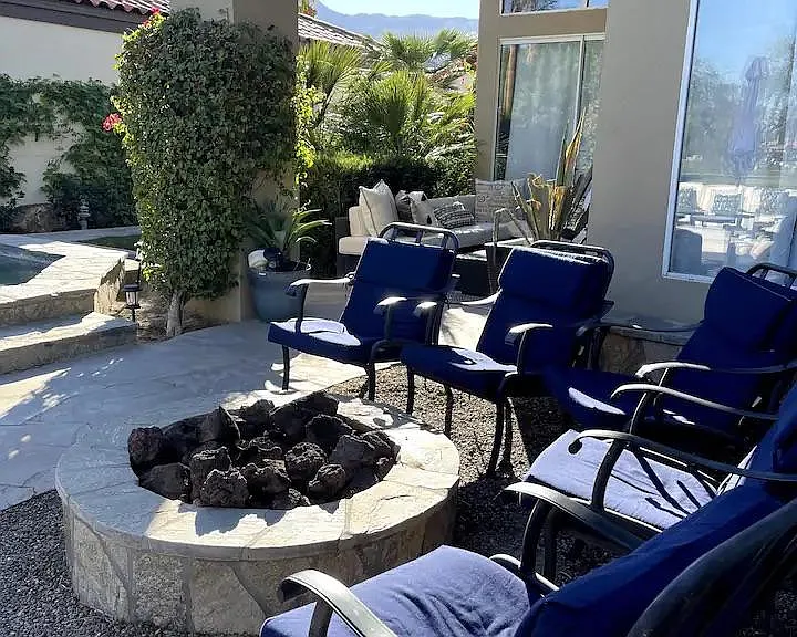 Fire pit area