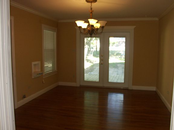 family room(second living area) with french doors opening to deck
