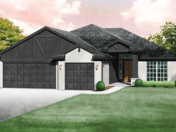Hendrix Traditional 3-Car - Elevation C