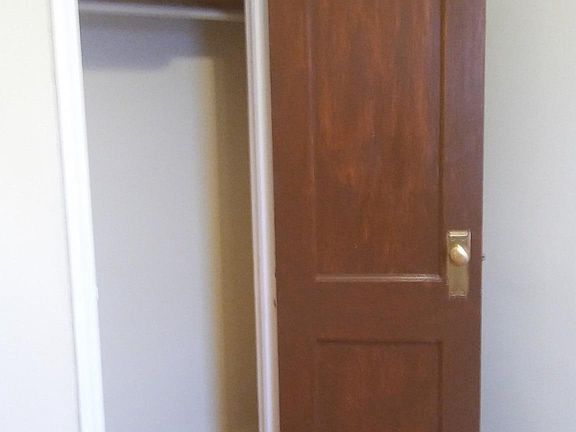 Closet in one bedroom