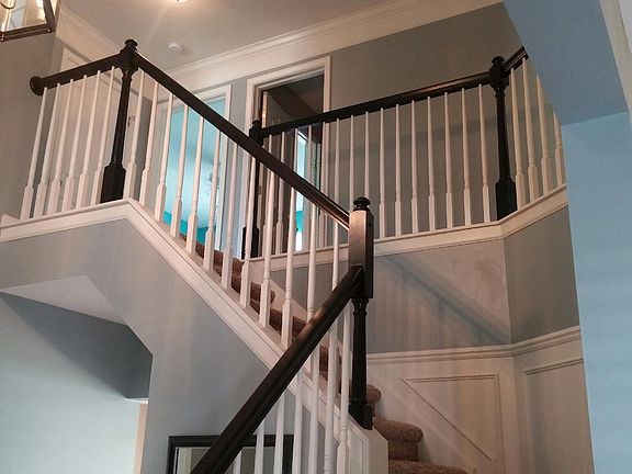 Two story foyer