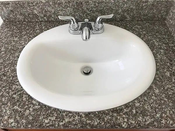 Bathroom granite counter top