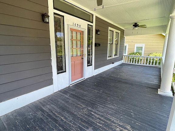 Huge front porch from which to watch the comings and goings on South Gordon St from the best vantage point on the street (at the apex on the hill)!!