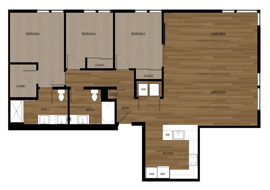 Floor plan 3X2 - A