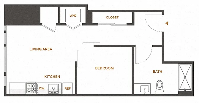 Floor plan Junior 1-A