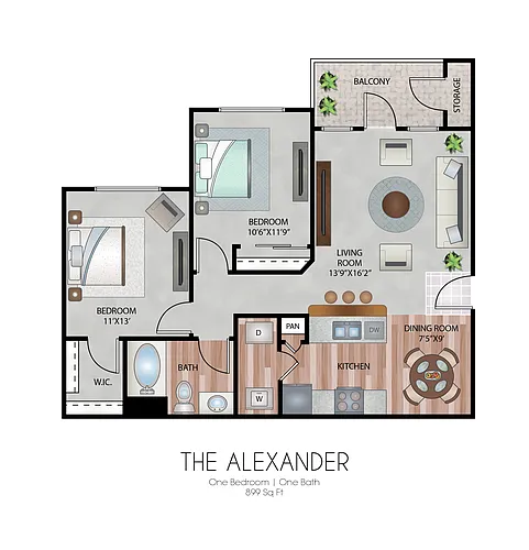 Floor plan The Alexander