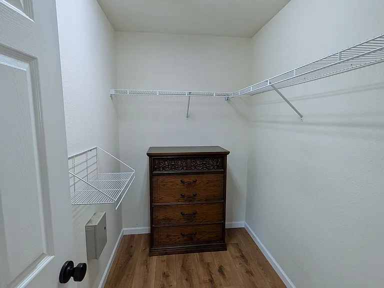 Walk-in closet in Master