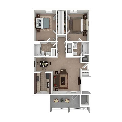 Floor plan 2 Bedroom