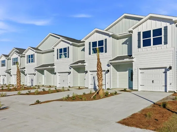 Palm Exterior Plan, Colonial East Townhomes