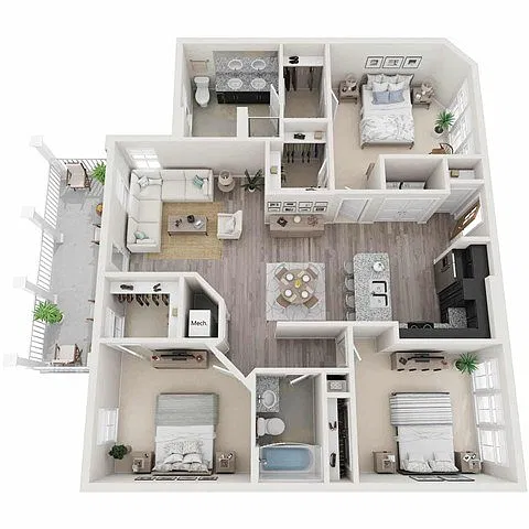 Floor plan Fern