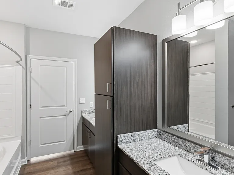 Refresh and recharge in a spa-inspired bathroom.